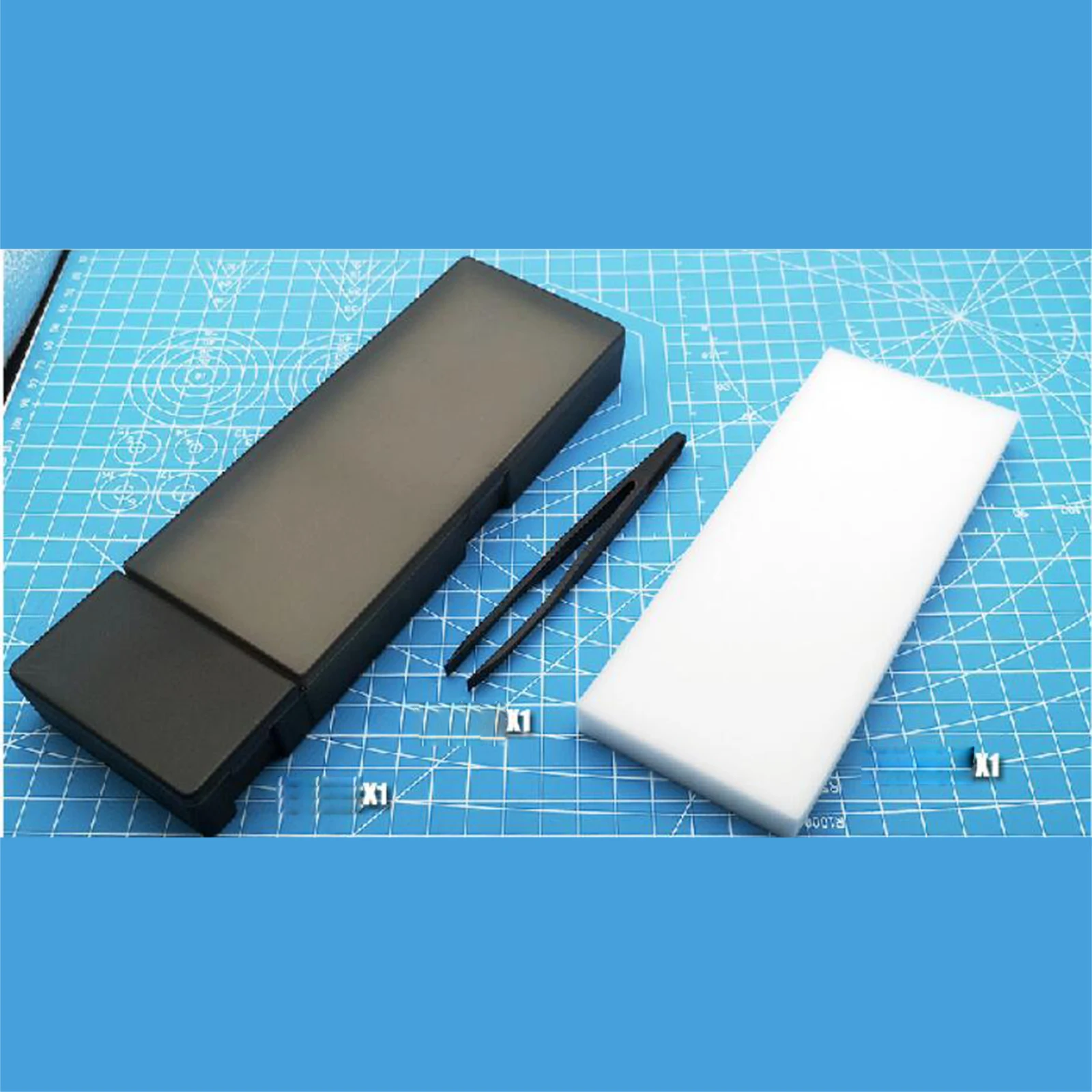 DIY Model Molding Water Decals Sticker Box with Tweezers Decorating Building Hobby Crafts New for Gundam Model Tools Set