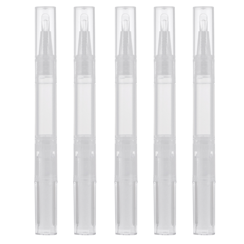 5x3ml Empty Twist Pen Cosmetic Container Lip Gloss Cream Tubes Makeup DIY