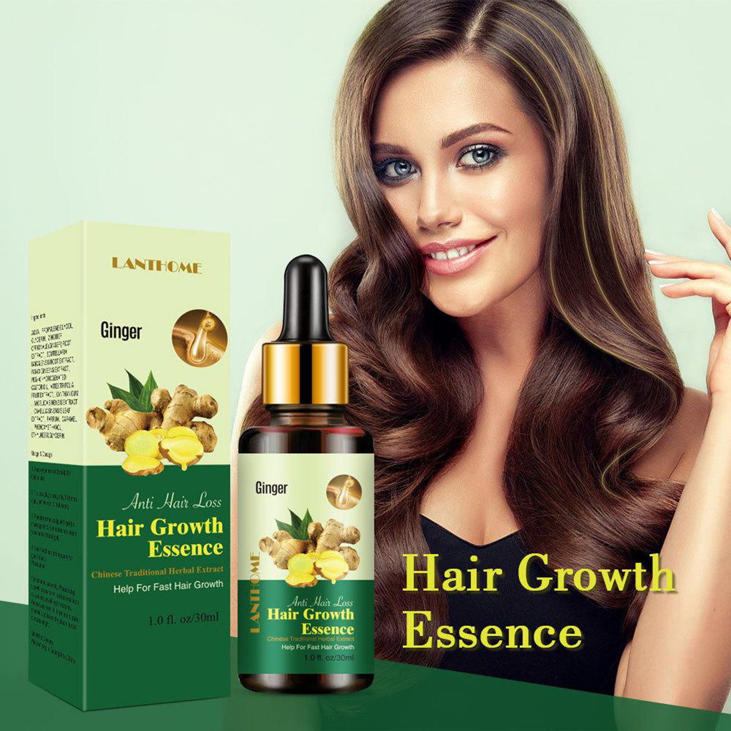 Growth Serum Ginger Essential Oil Repairs Hair Follicles for and Women Ginger Fast Hair Growth Serum Essential Oil