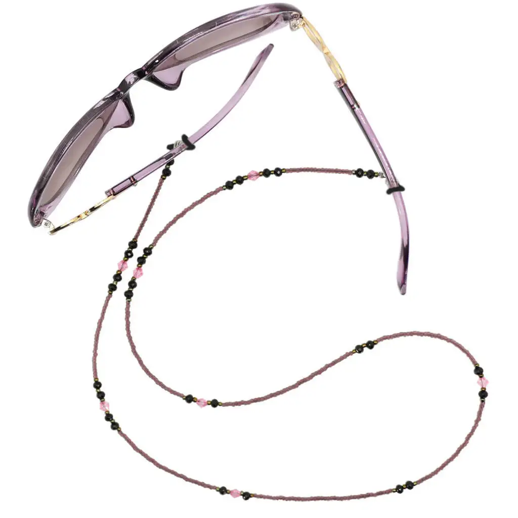 Fashion Beaded Reading Glasses Spectacles Sunglasses Eyewear Neck Cord Chain Holder for Women