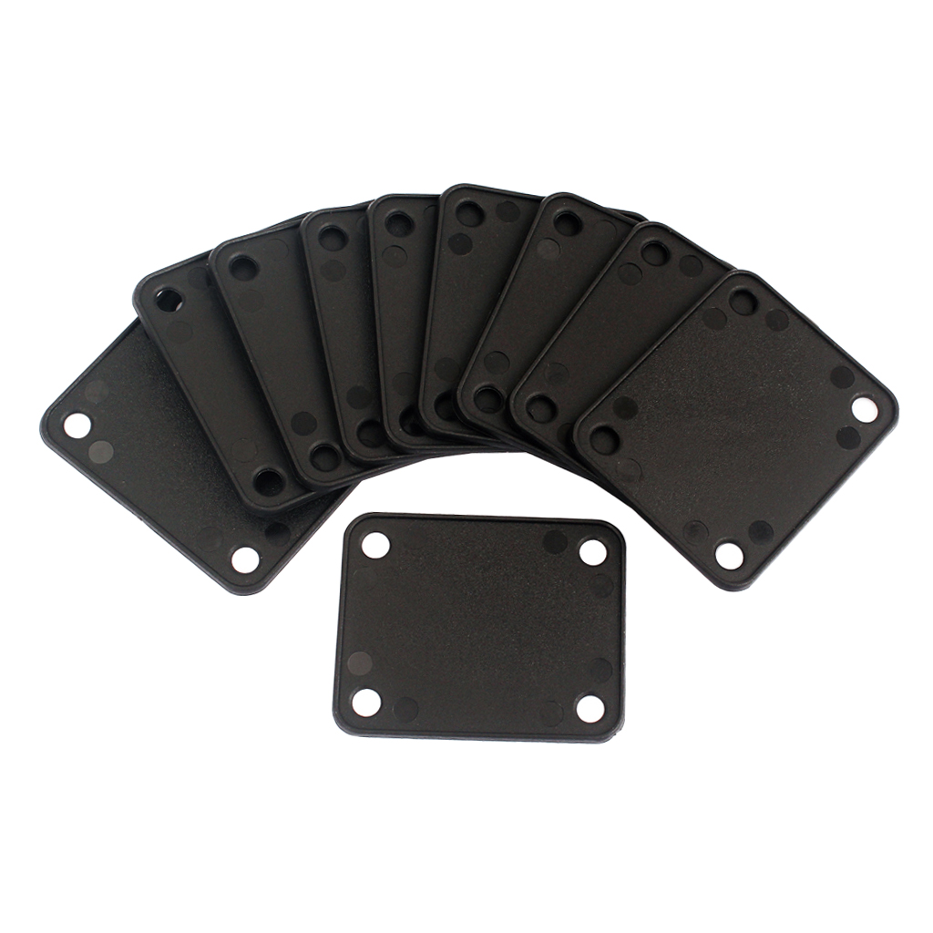 Pack of 10 Protective Shims with Guitar / Bass Neck Plate Gasket 67 X