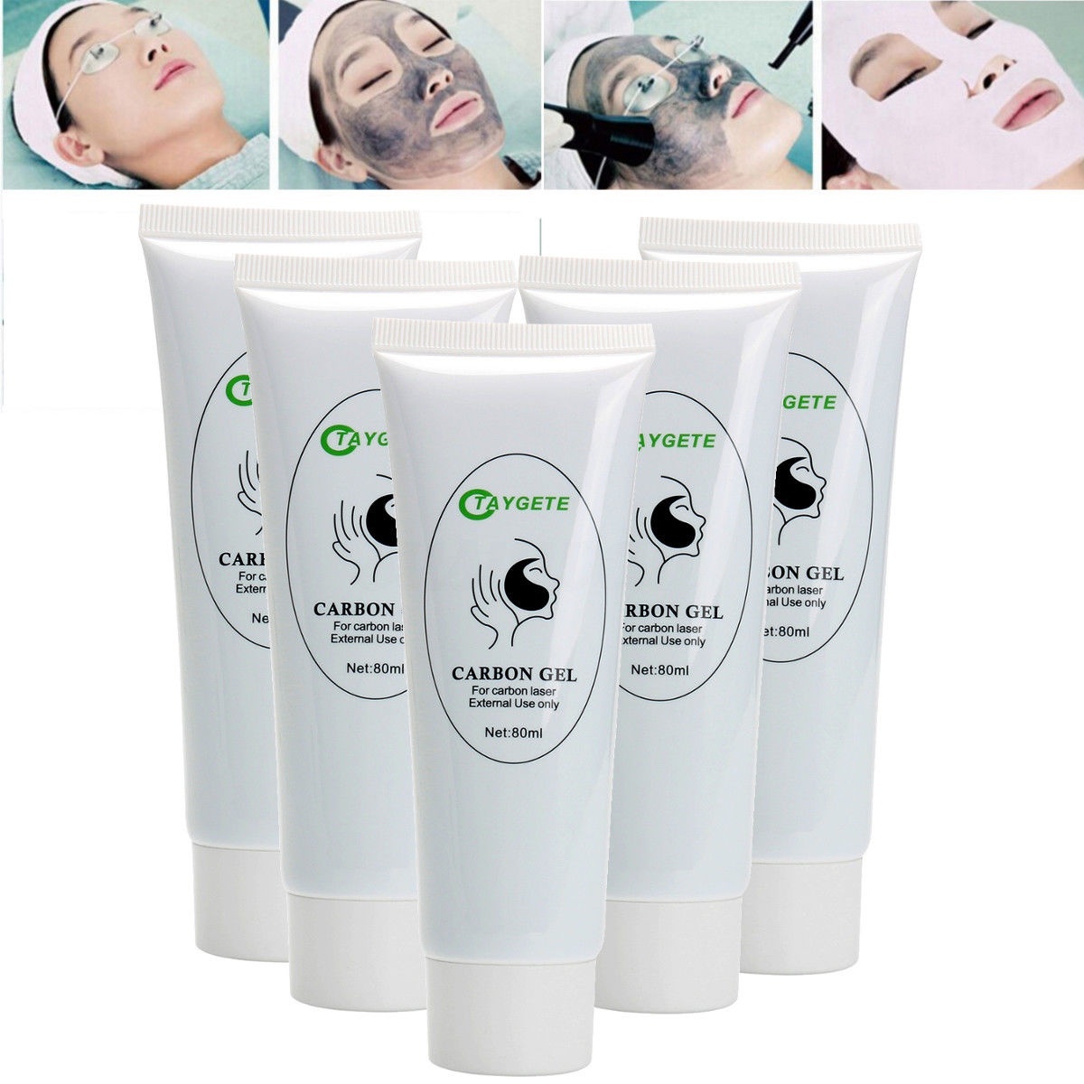 Best of Soft Laser Carbon Cream Gel For ND Yag Laser Skin Rejuvenation Whitening Pelling Shrink Pores 80ml / PCS Reviews & Tips