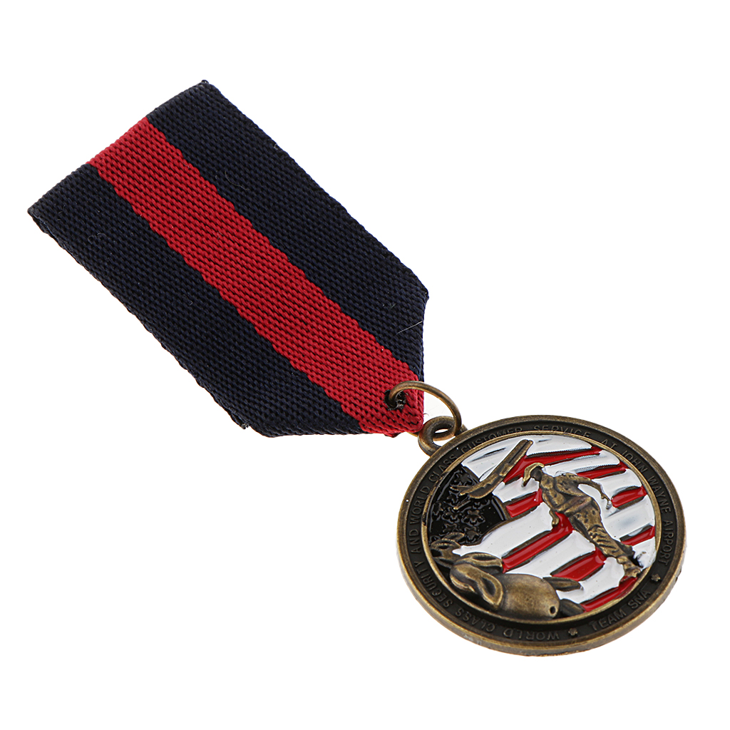 Vintage Unisex Military Medal Army Badges Pentagram Brooch Pin Jewelry