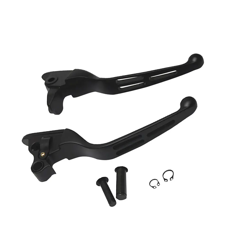 1 Pair Hand Brake & Clutch Levers for Harley  Electra Glide Black