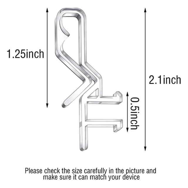 Mini cantonnière de fenêtre en plastique transparent, 20 pièces