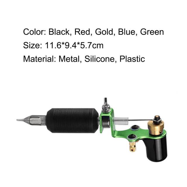 Kit per macchinette per tatuaggi motore silenzioso macchina per tatuaggi  rotativa cartuccia per aghi Set di maniglie per principianti fodera per  trucco trucco strumenti per l'arte - AliExpress