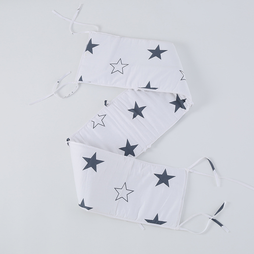 Baby Infant Bed Protector Cot Safety Cotton Blend Rail Crib Bumper Pads