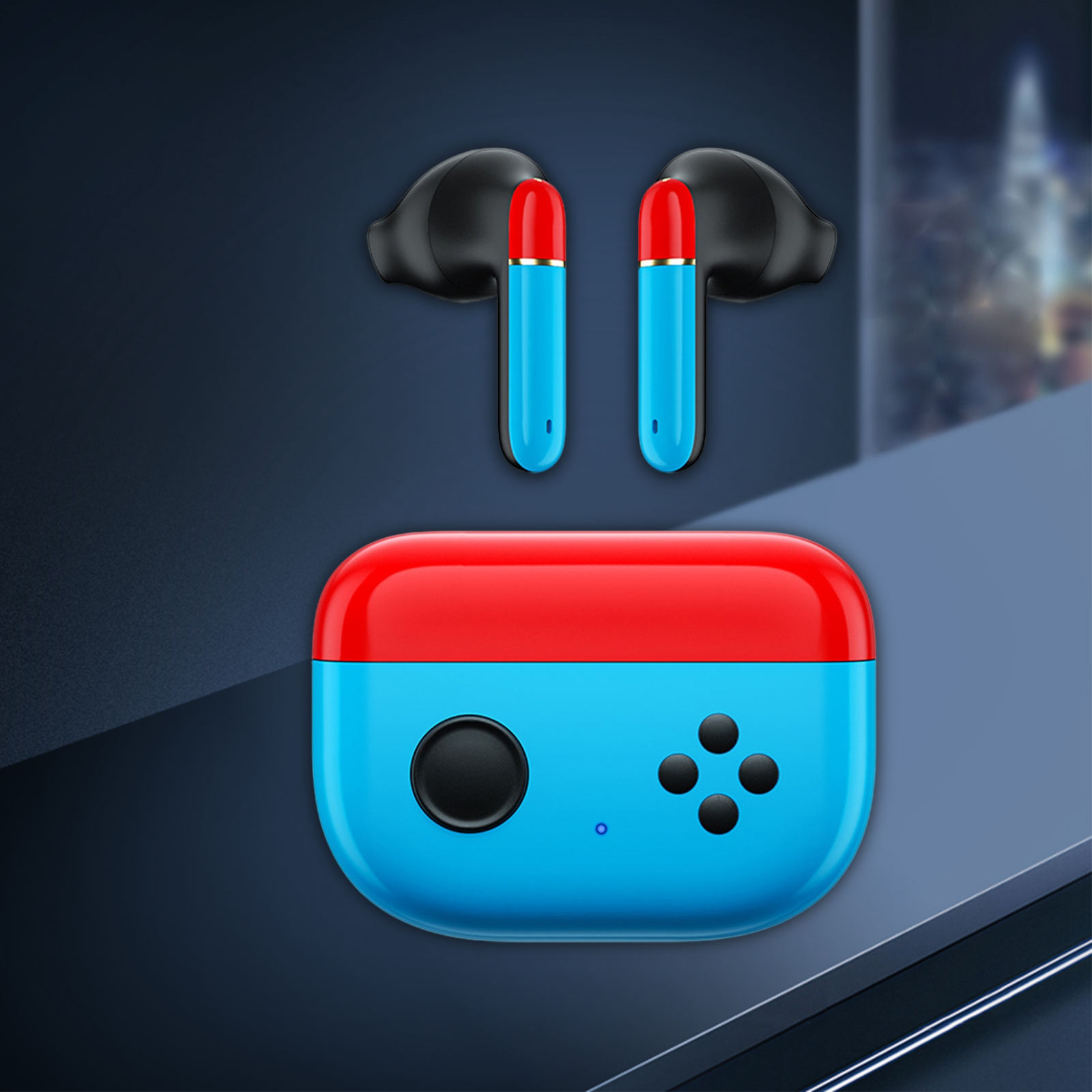 Bluetooth 5.0 Earphones NFC with Microphone Multi-Point Connection Voice Control Noise Cancellation Earbuds for Charging Case