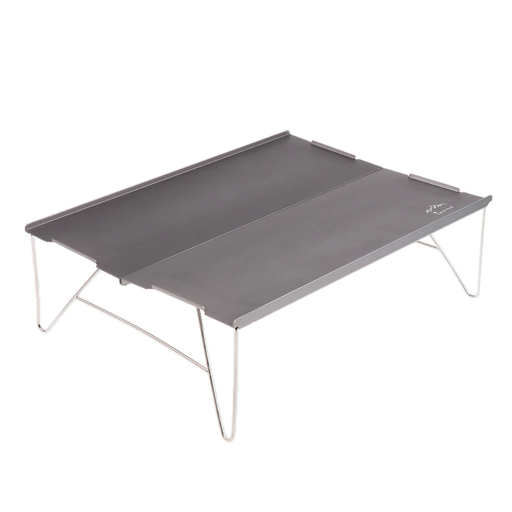 Portable Folding Table Desk Aluminium Outdoor Camping Picnic Tables With Bag