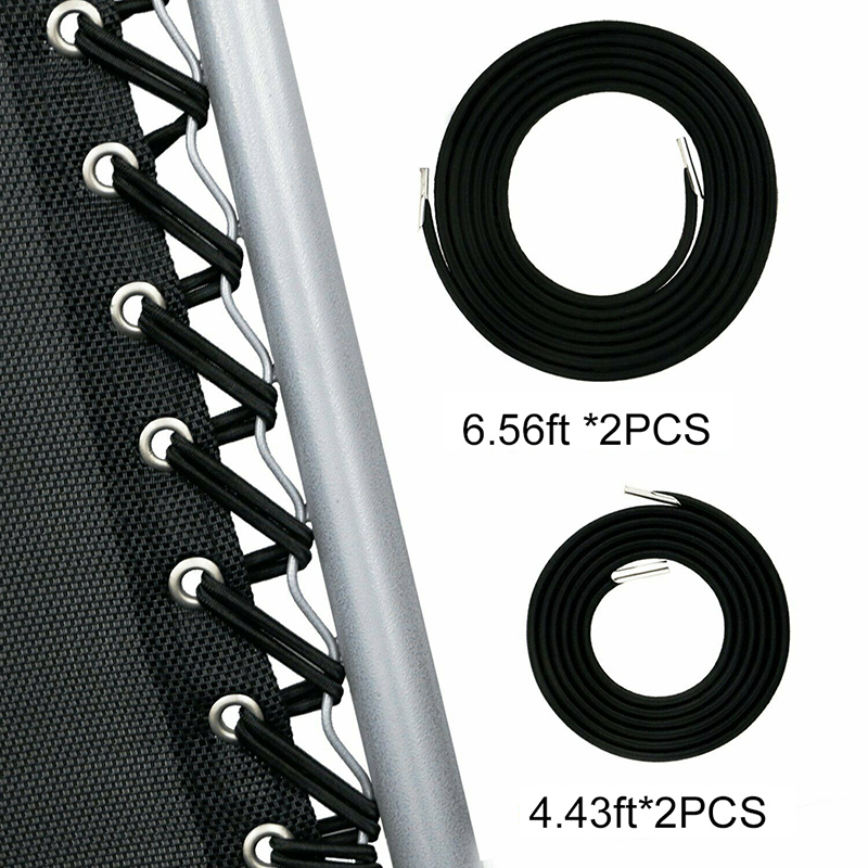 4Pcs Elastic Cord Camp Bed Rest Folding Chair Accessory Binding Rope Stable For Zero Gravity Reclining Garden Sun Lounger Chairs