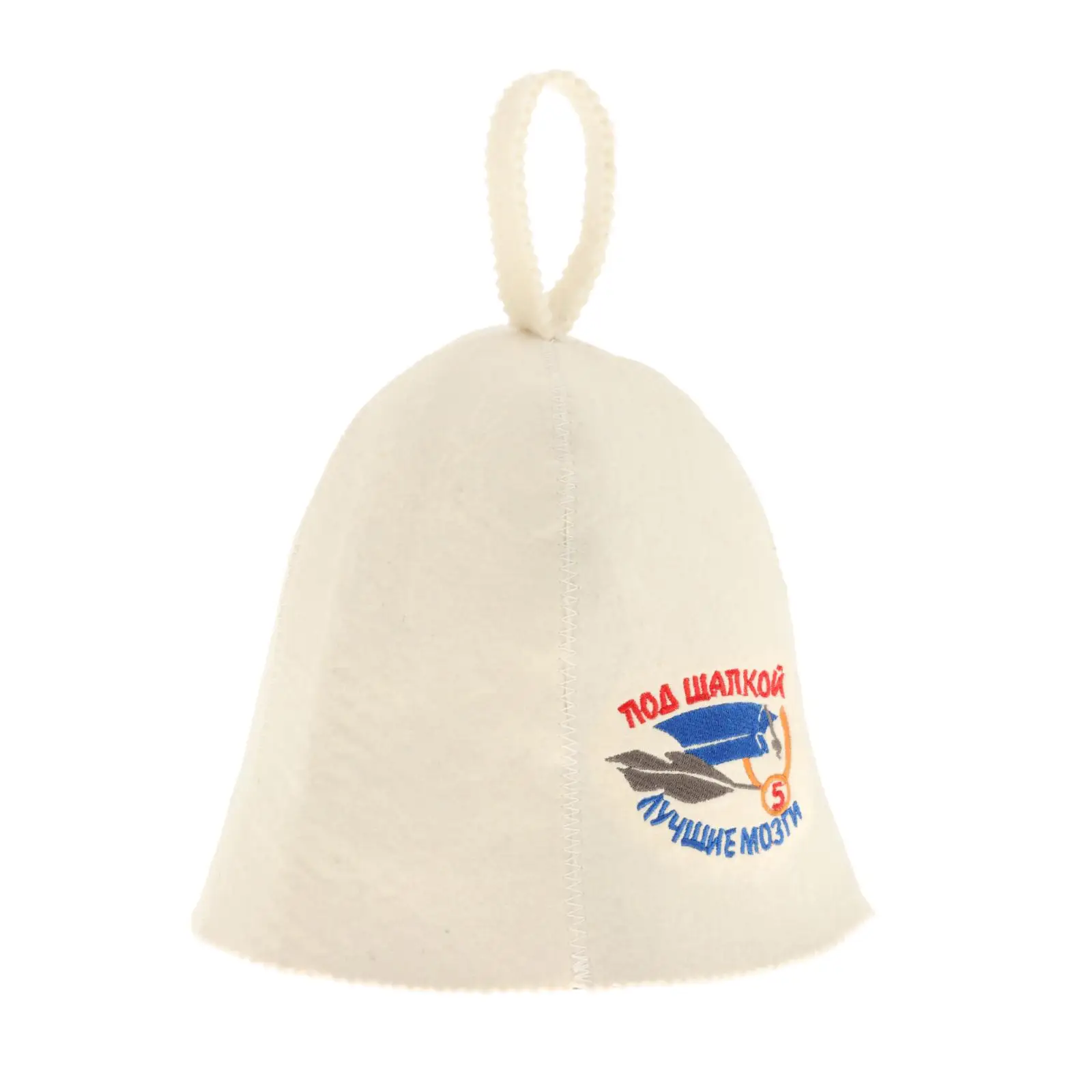 100% Sheep Wool Sauna Hat Natural Felt Russian Banya Hat 