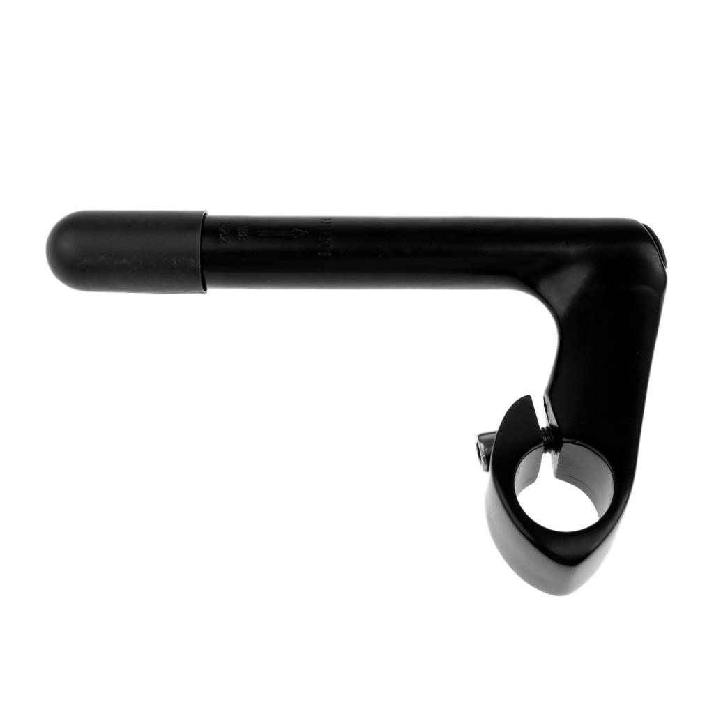 Durable Aluminum Alloy Bike Quill Stem For Fixed Gear Bike Accessory Black