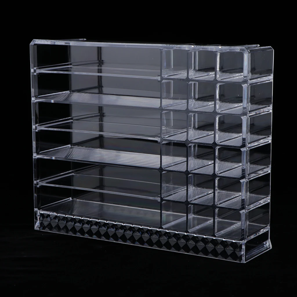 Cosmetic Organizer Clear Acrylic Makeup Box Display Perfume Display Rack Lipstick Stand Rack Cosmetic Organizer Holder Box