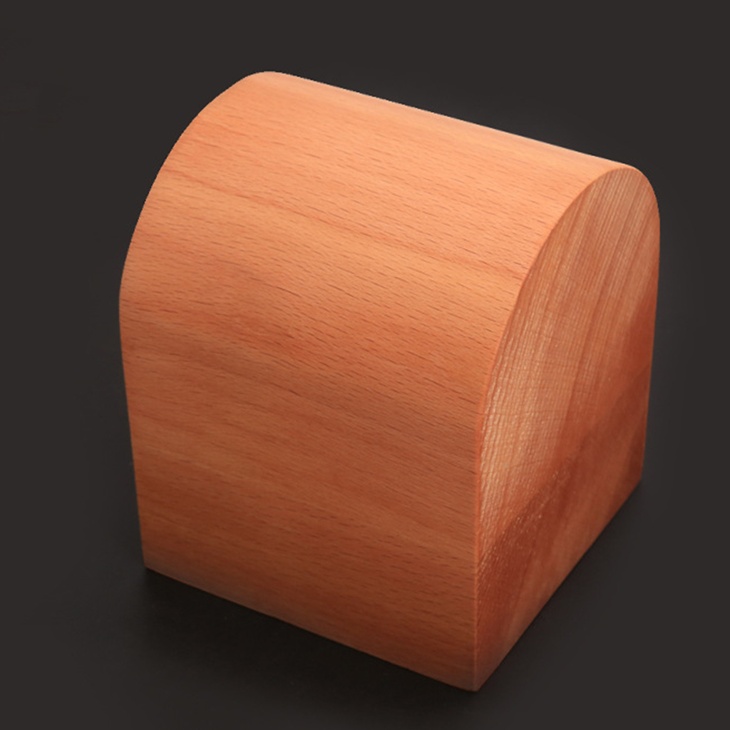 Beech Wooden Hand Leather Band Strap Folding Tool Printing Tool Hand Craft