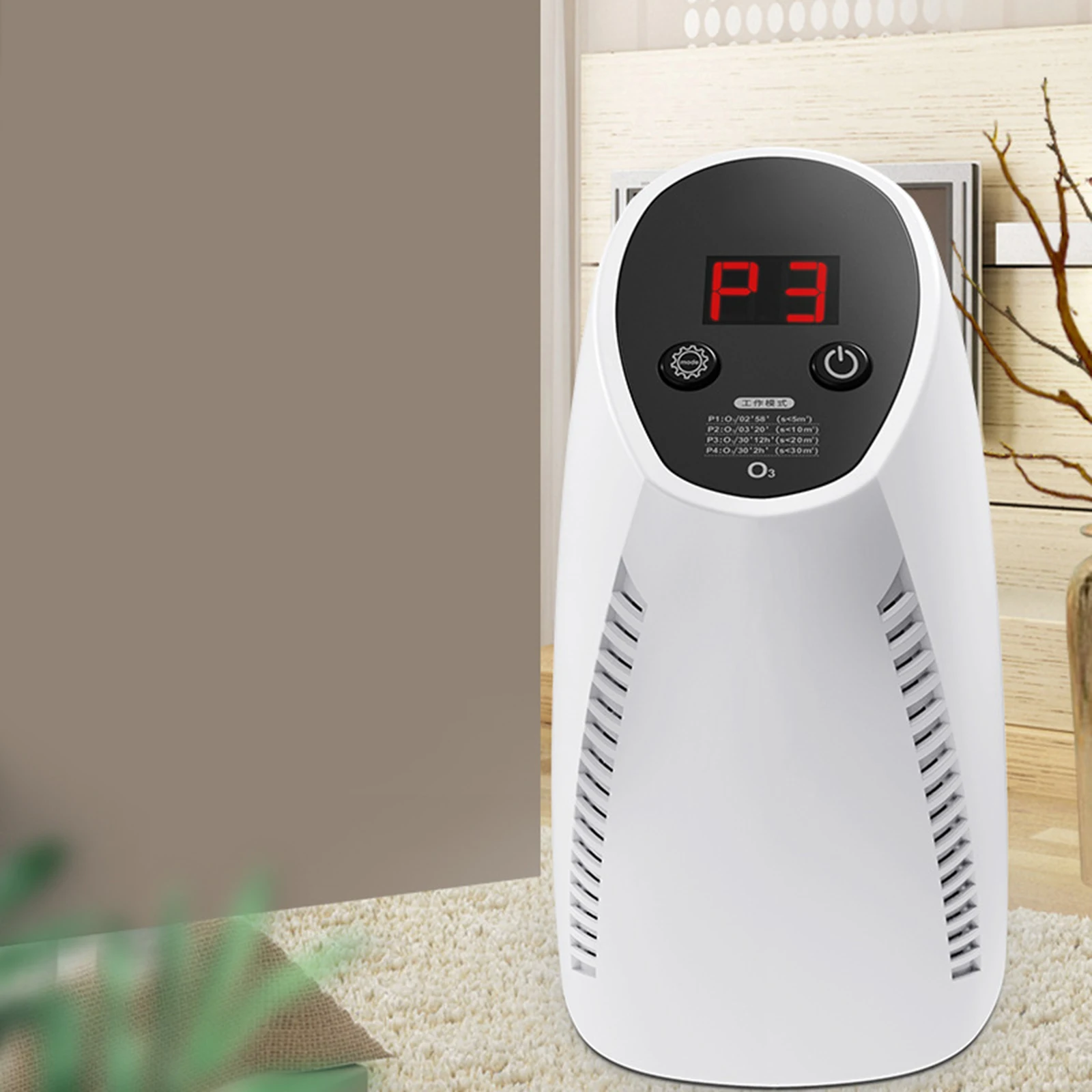 Quiet Floor Air Purifiers Air Filters Cleaner with Timer, Pollen Allergies Dust Smoke PM2.5  Removing Freshener