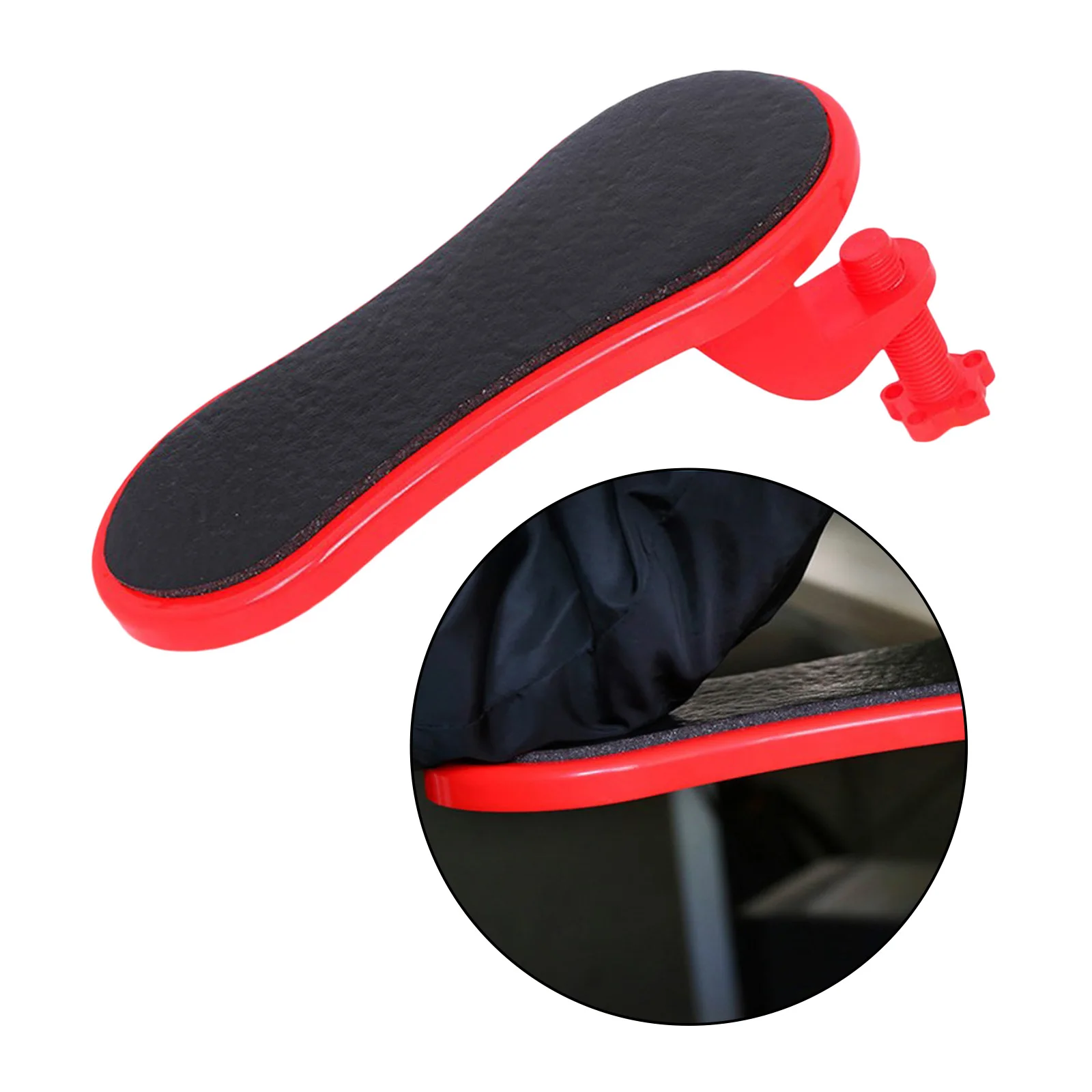 Computer Office Arm Rest Pad Mouse Pad Holder Attachable for Desk Arm Rest Extender Home Table Office Chair
