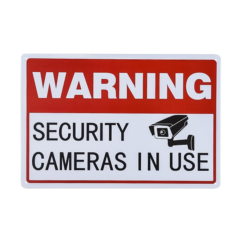 Title 2, Warning Car Sticker Video Surveillance Security...