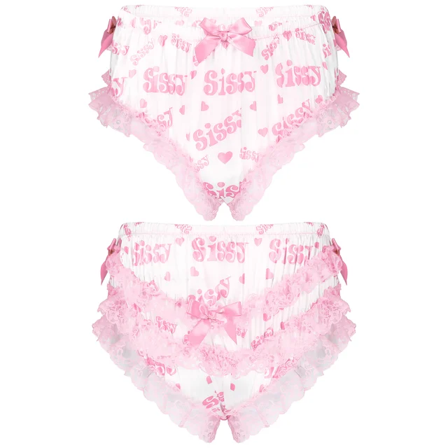 Candy Pink Sheer Nylon Chiffon BRA With Lace Adult Sissy Cross