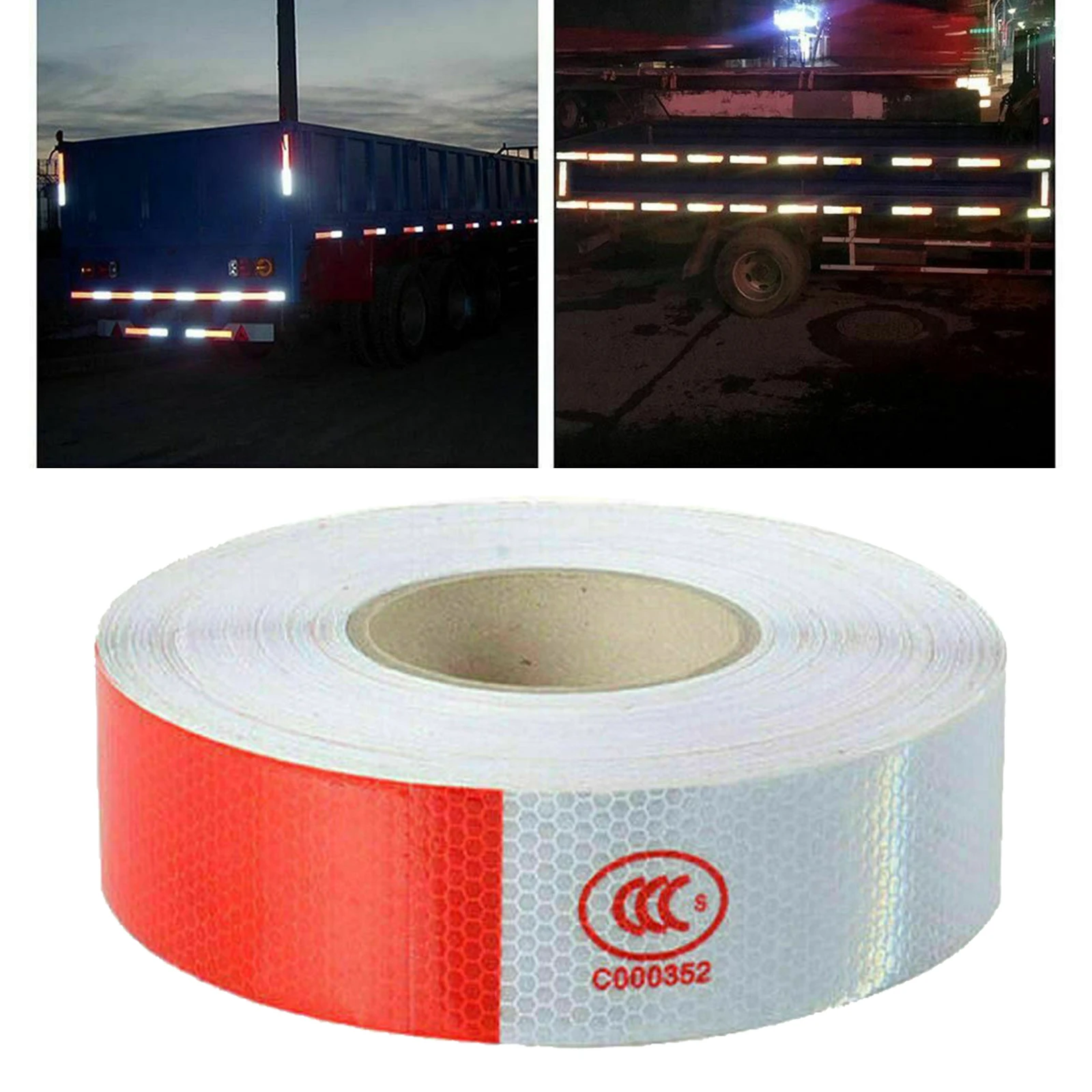 Reflective Tape Sticker Adhesive Safety Mark Warning Tape Bike Automobiles Motorcycle Car Styling