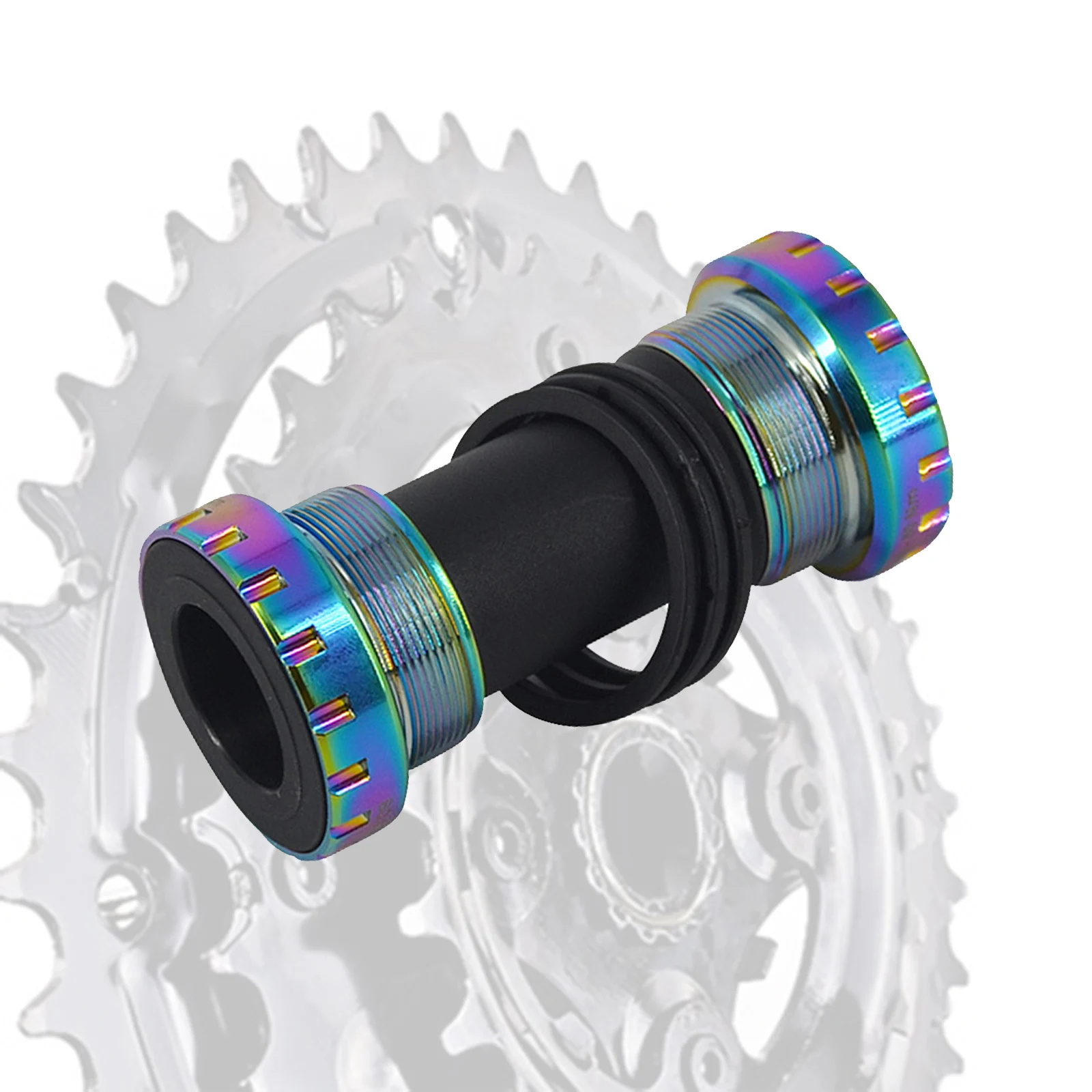 Ultralight Bike Bottom Bracket MTB Road Bike Threaded Crankset Sealed Bearings BB01 for 68-73mm Bottom Bracket Shell Component