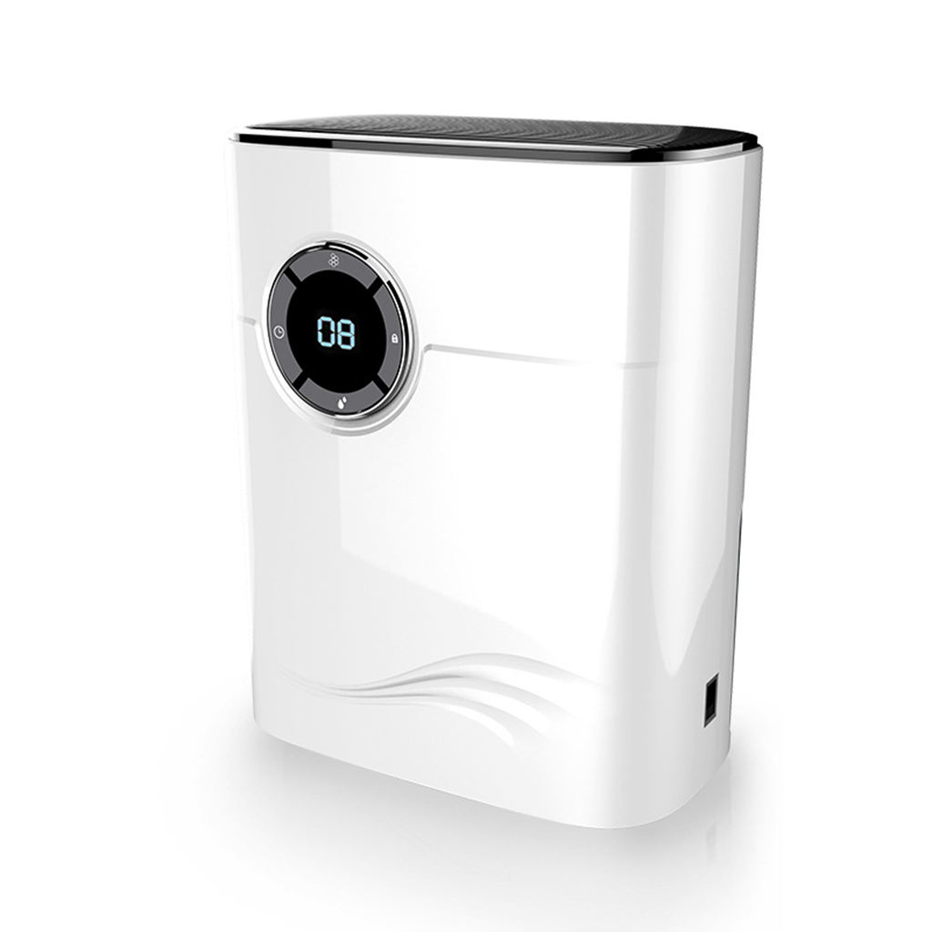 Electric US Plug Dehumidifier with 1200ml Water Tank Auto Shutoff for Home