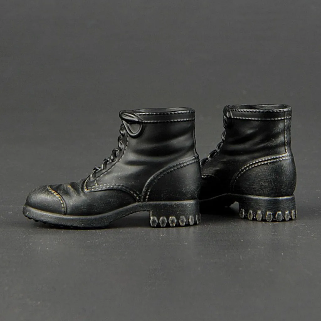 1/6 Scale Combat Boots WWII German Army Male Shoes Model Toys for 12 Inch Action Figure Body Doll Toys Ornaments Accessories