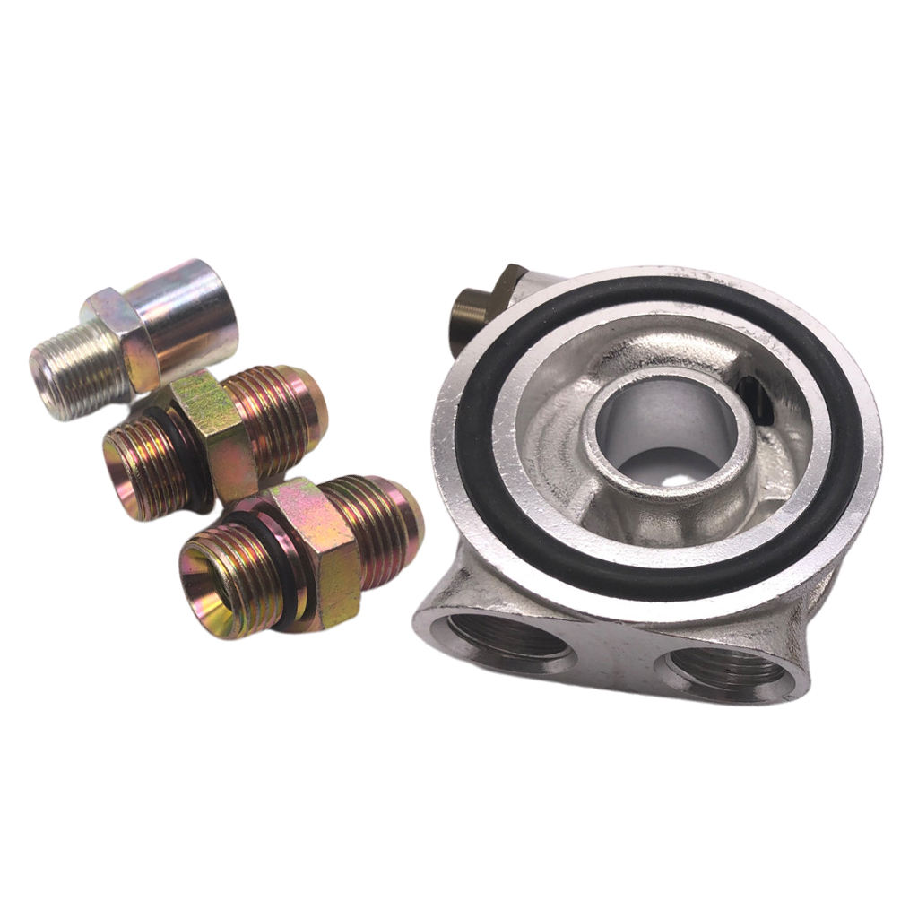 Thermostatic Oil Filter Sandwich M10x1.5mm AN10 3/4