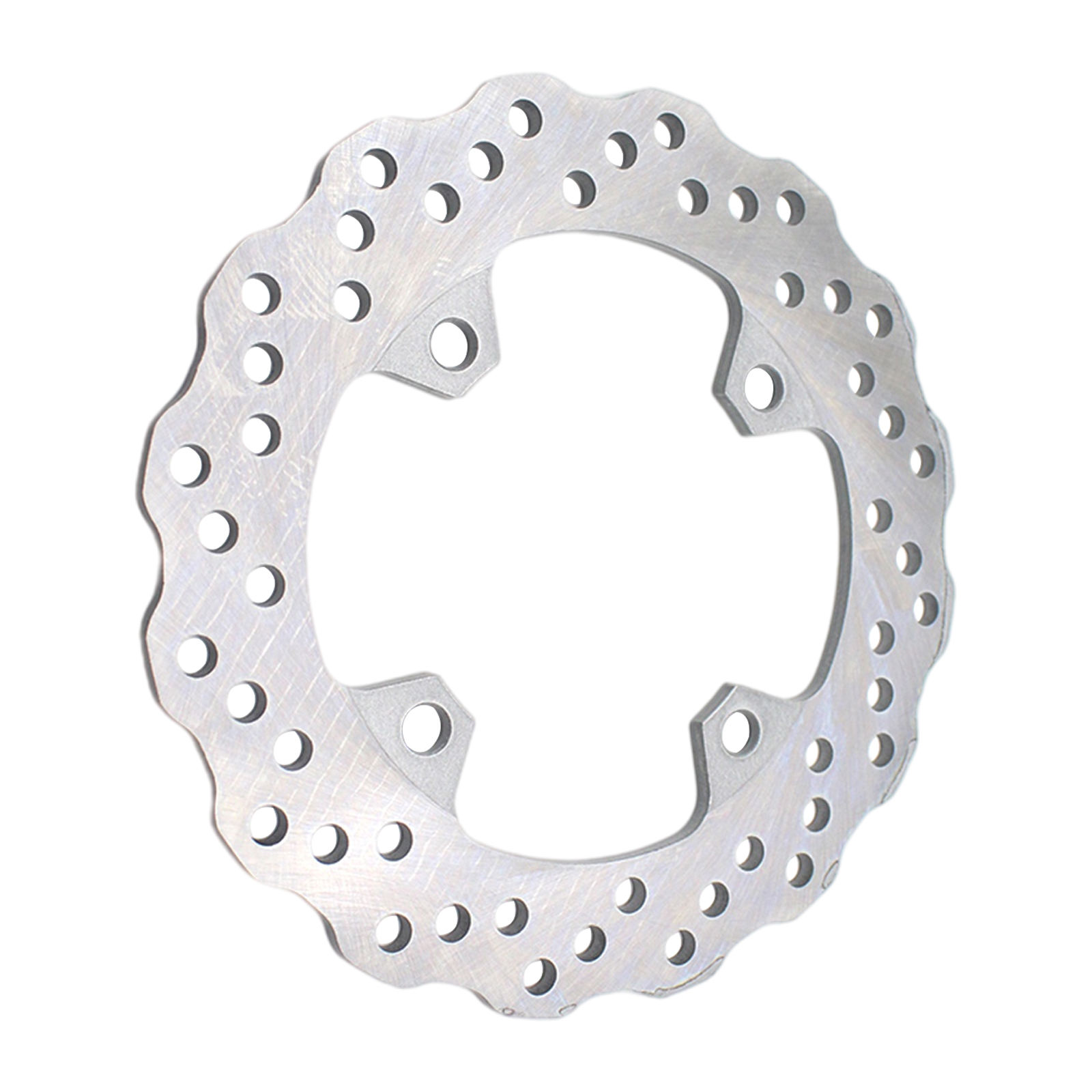 Rear Brake Disc Rotor Silver Motorcycle Replacement 220mm Accessories Steel for Kawasaki ER6F Z750 ZX6R ZX636 ER-6F ER-6N ER6N