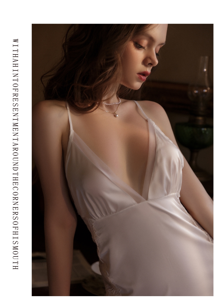 Waliicorners Bathrobe Gown Nightwear Homewear Satin Bridesmaid Sleepwear Lace Intimate Lingerie 16 H08f350b9069049d2a6fe048a4d1c3c44m