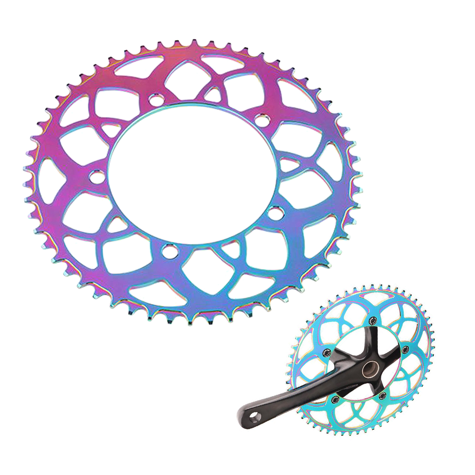 Ultralight Bike Chainring 54/56T 130BCD Chainwheel Repair Component Parts