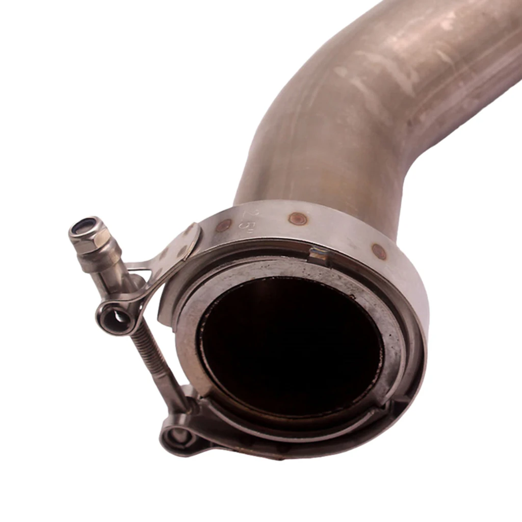 Polished 45 Bend Pipe Tube Turbo Downpipe With 2.5