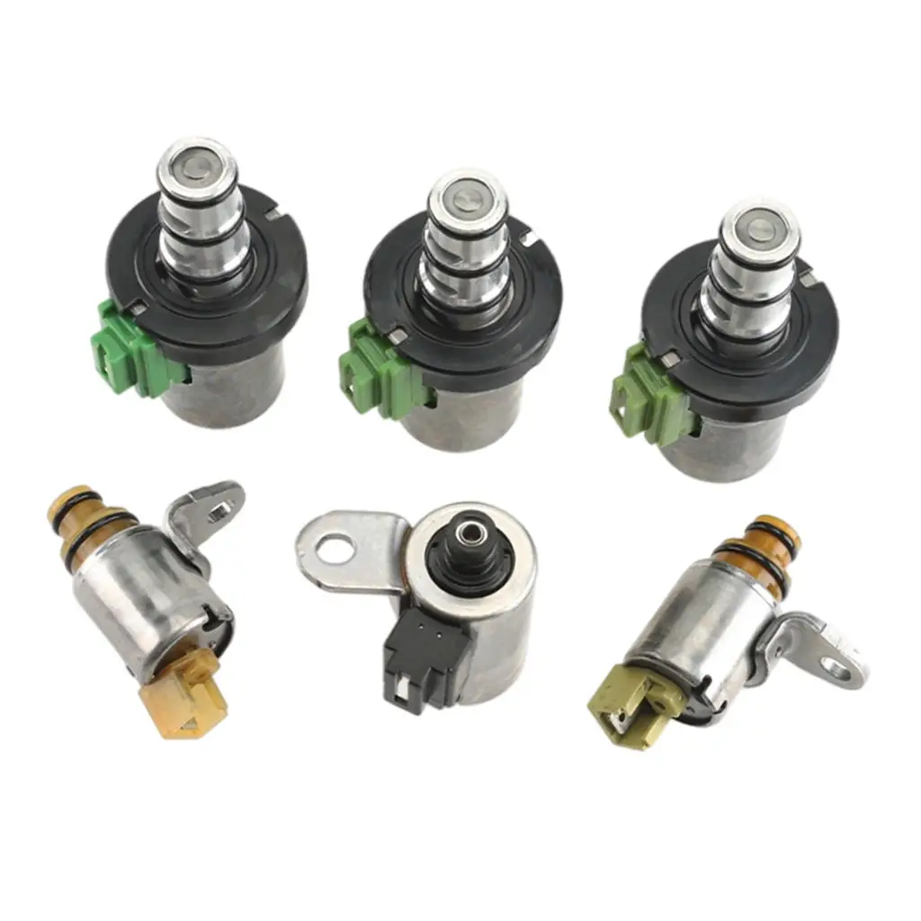 Transmission Solenoid Kit Replacement 6-Pack Supplies for Mazda 2 3 5 6 CX7 MPV FN4A-El 4F27E