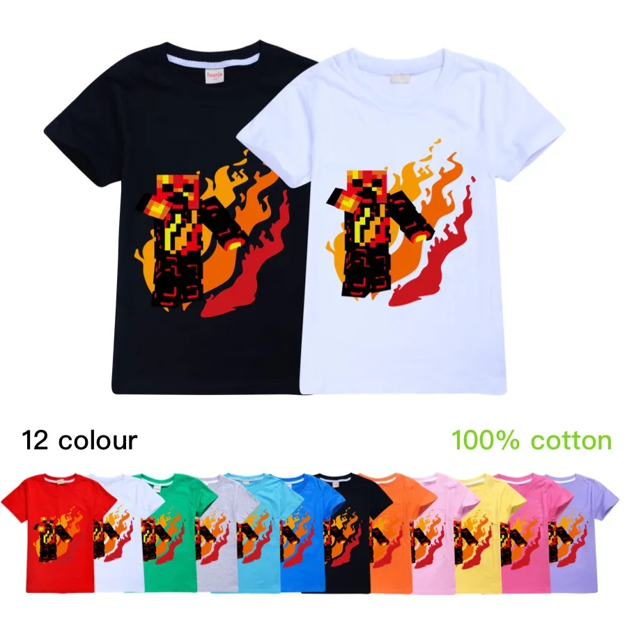 POLK HZT Preston Playz Shirt Boys Girl Novelty Gift 3D Print Short Sleeve T-Shirt