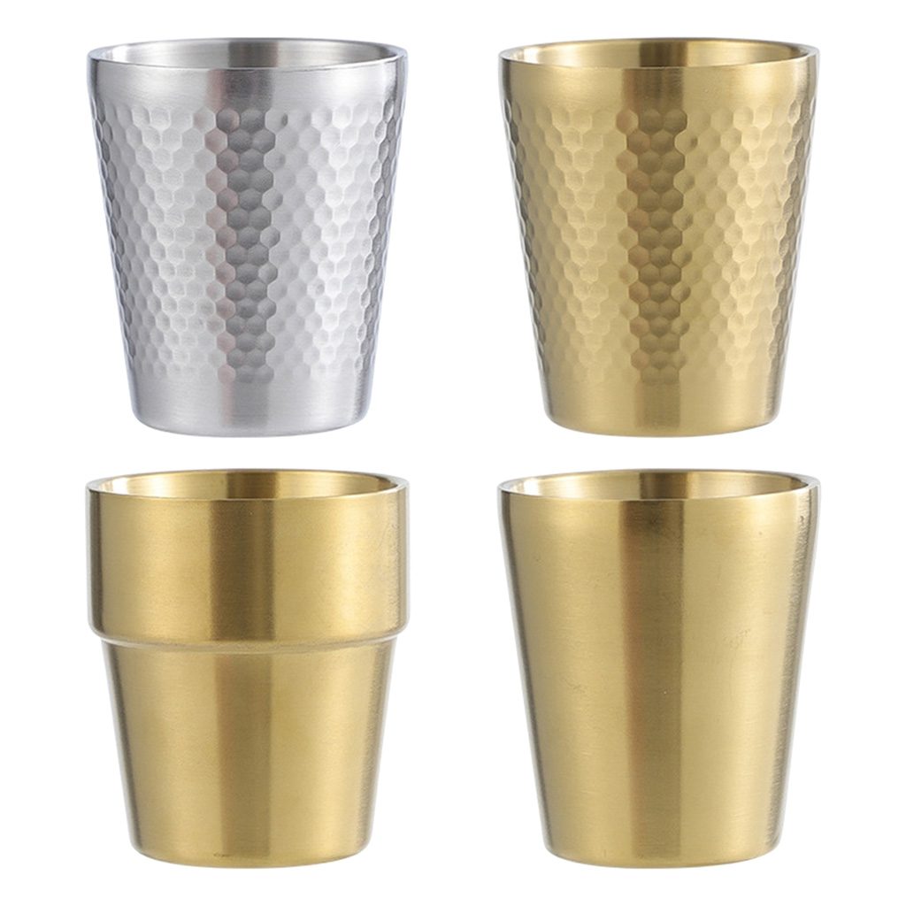300ml Stainless Steel Travel Unbreakable Beer Mug Shatterproof Ice Water Beverage Wine Drinks Cup Tumbler Cup Party Beer Mugs