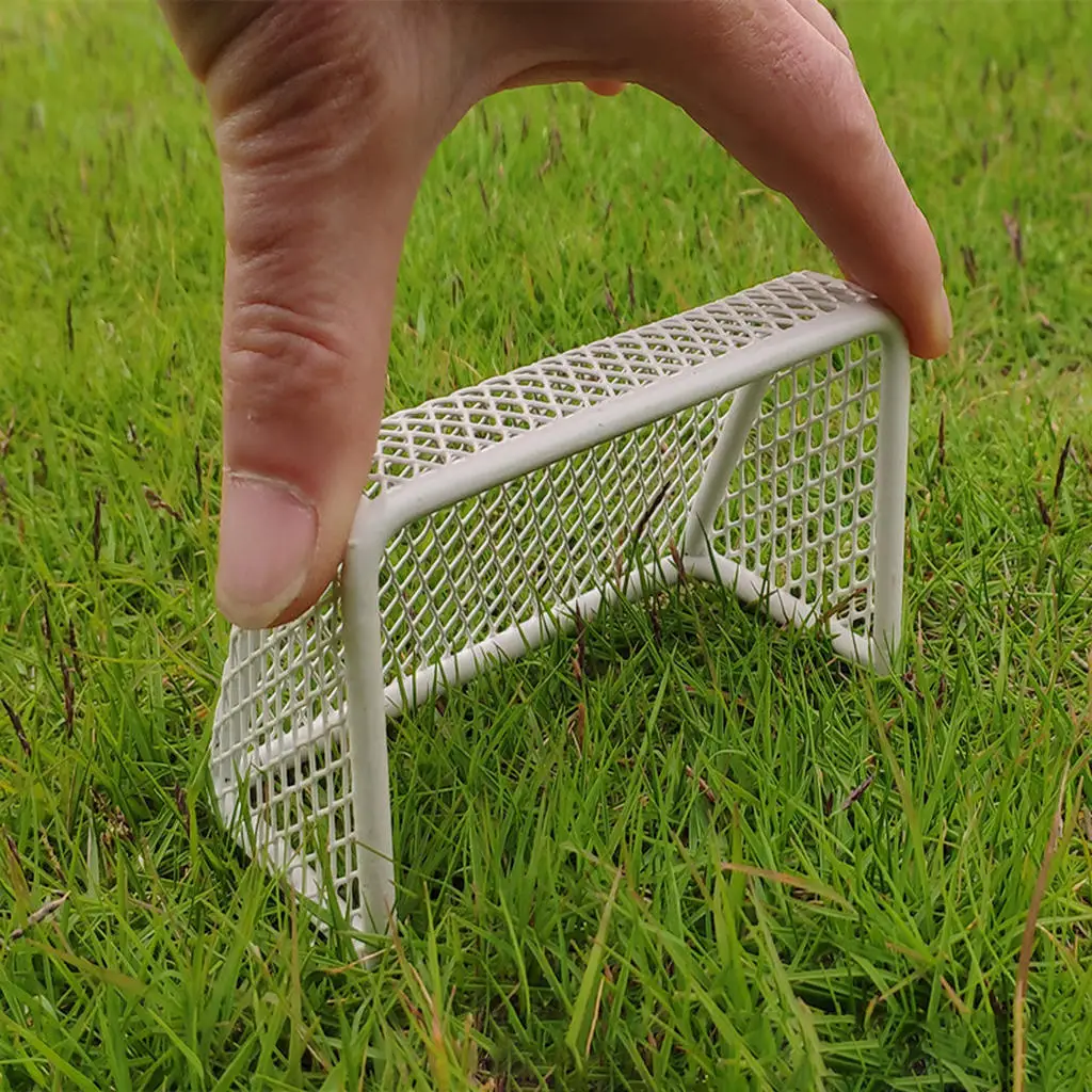 Tiny Soccer Goal Net Football Goal Net Football Soccer Goal Post Net Table Soccer Game Footballs Match Toys for Fans Club Party