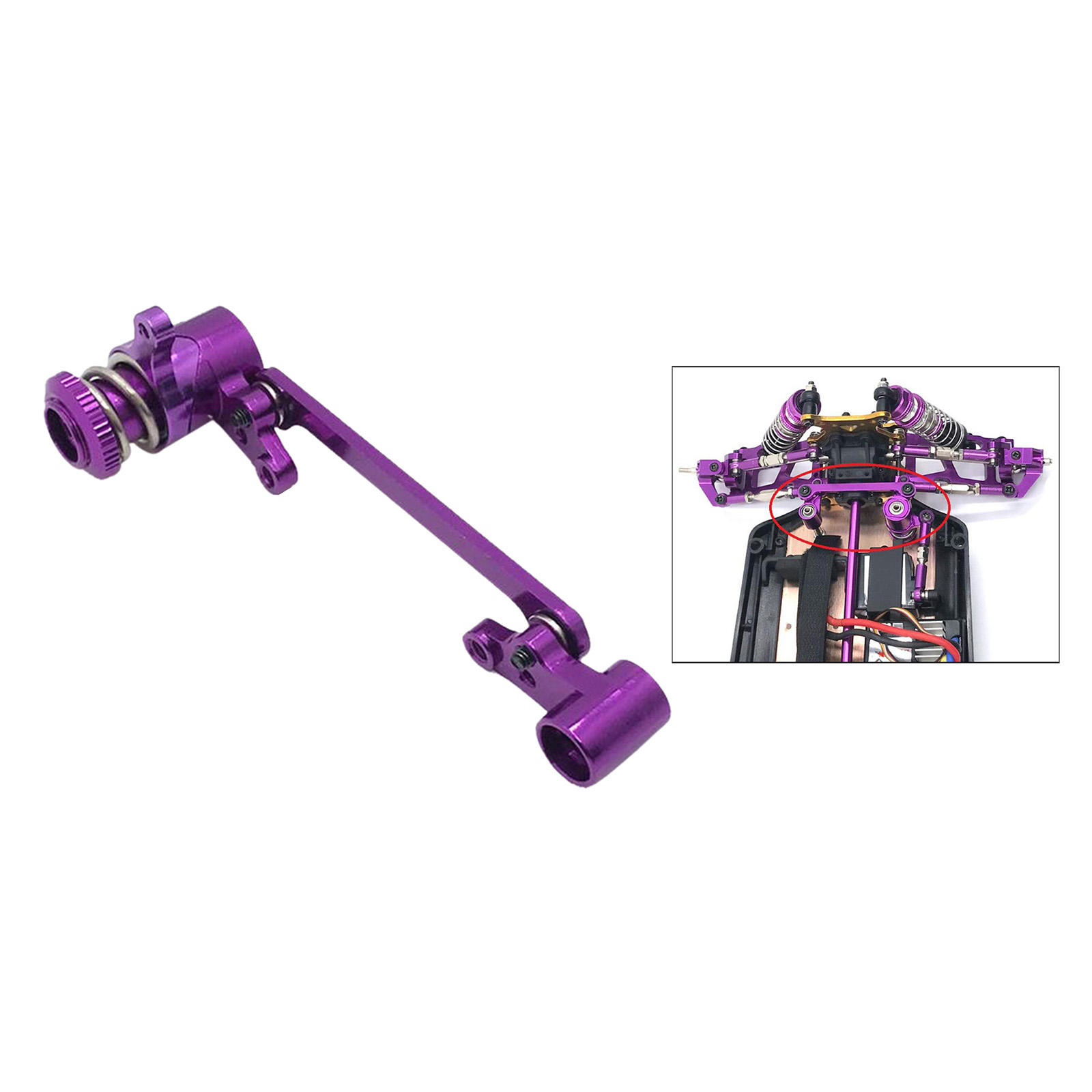 WLtoys 1:12 124018 124019 1:14 144001 RC car upgrade parts Metal Steering group assembly set