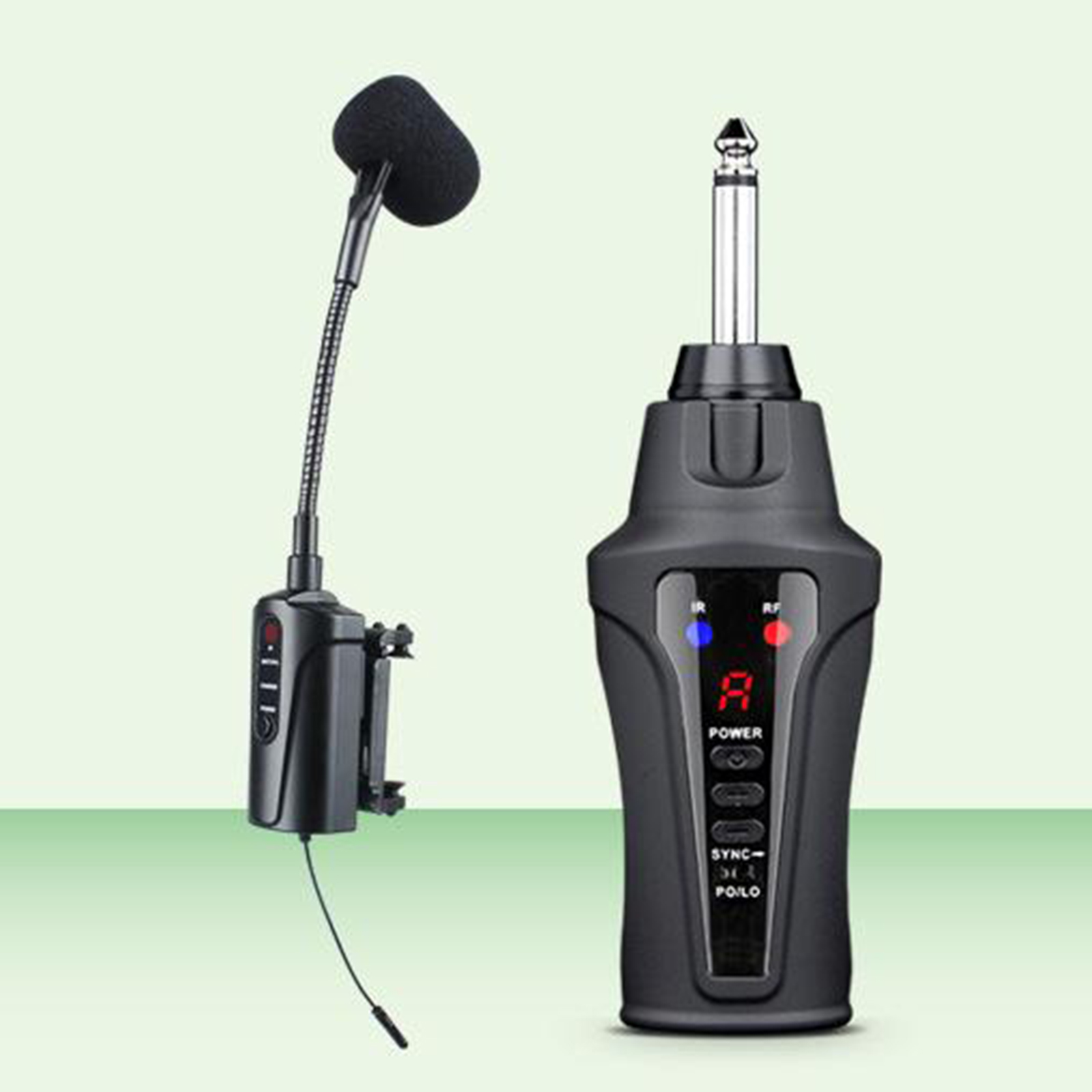 Wireless UHF Violin Microphone Clip-on Cardioid Receiver Mic for 4/4 Violins