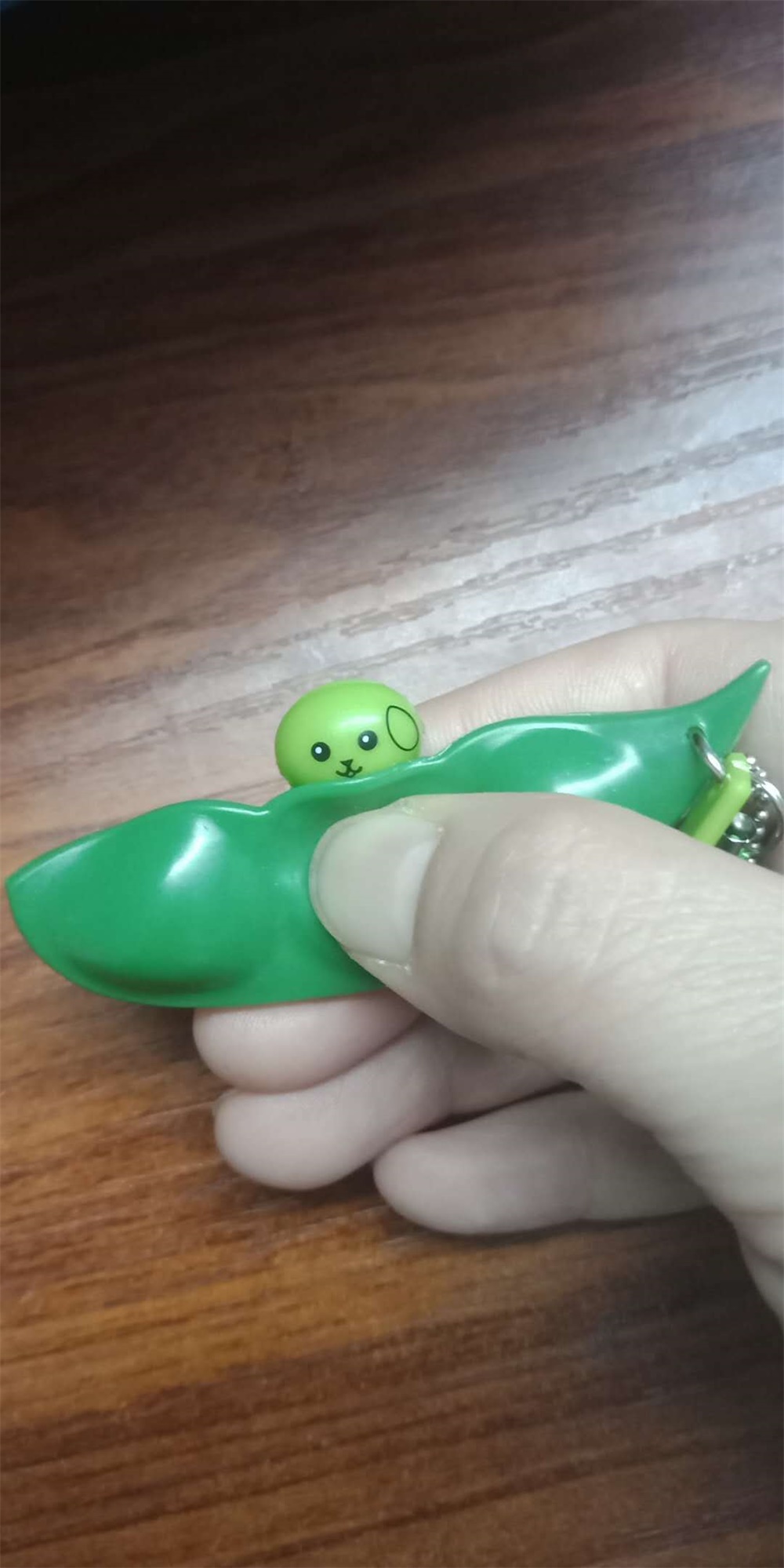 Squeeze edamame keychain edamame Keychain Green Bean Keychain Squeeze
