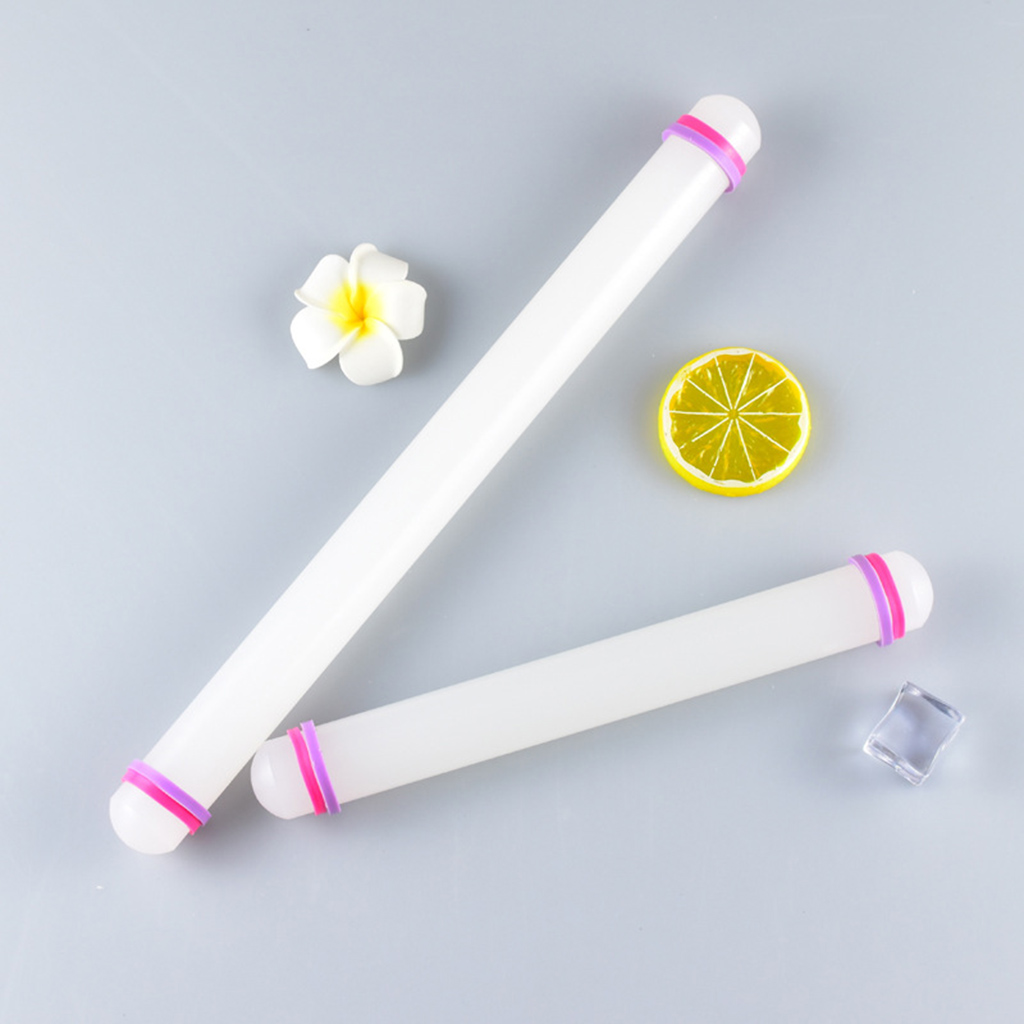 PP Rolling Pin Non-Stick Sugar Skin  Cake Roller Baking Tools Fondant Cake Dough Roller