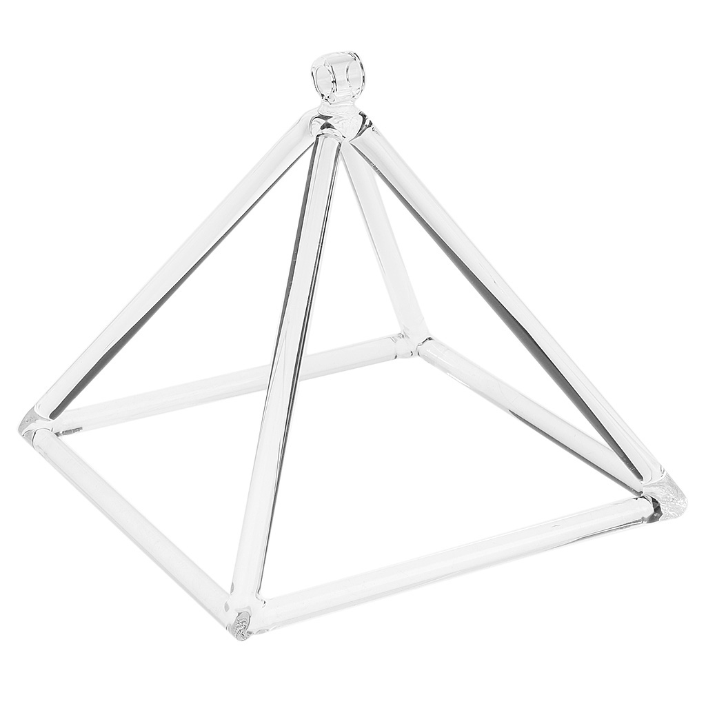Sunnimix Clear Quartz Crystal Singing Pyramid  C Note Percussion Instruments for  Xmas Singing Bowl Meditation Relaxation