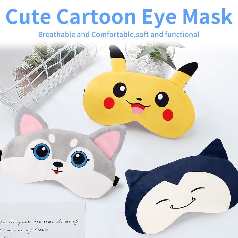 Best of Cute Cartoon Eye Mask Light Proof Night Sleeping Eye Patches Nap Travel Health Blindfold Comfortable And Relax For Women Man Reviews & Tips