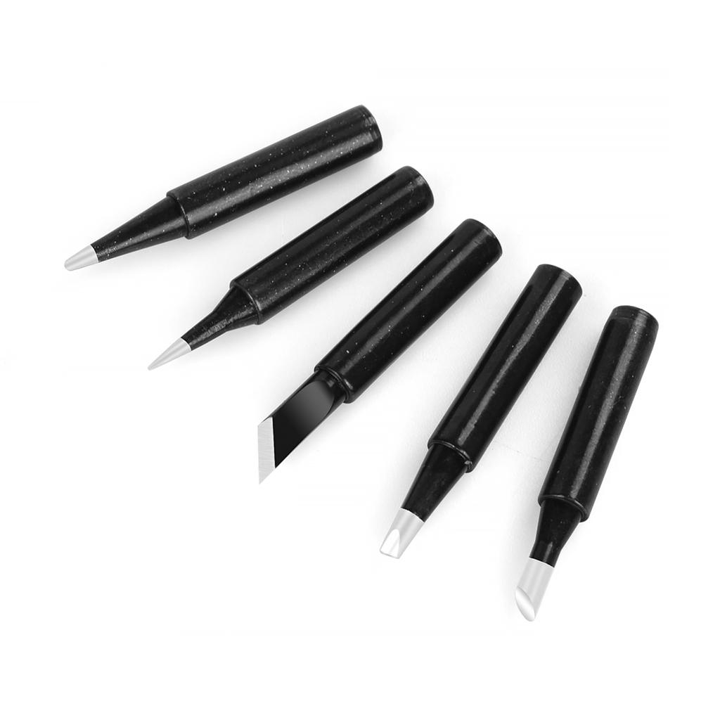 5x Replacement Soldering Tips Welding Tool Welding Tip Head Soldering Iron Tips for 878D 936 8786 Soldering Station
