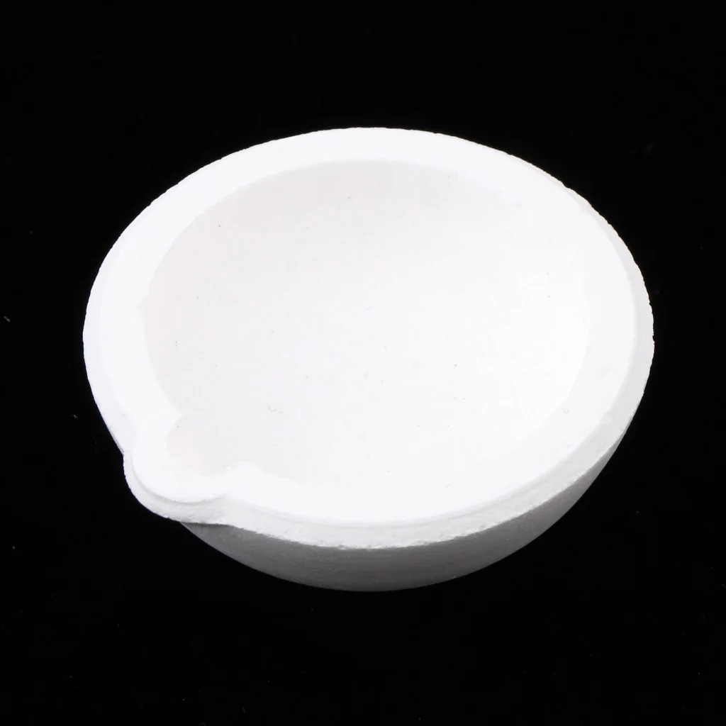 100g Quartz Silica Melting Crucible Dish for Gold Silver Aluminium Metal Jewelry