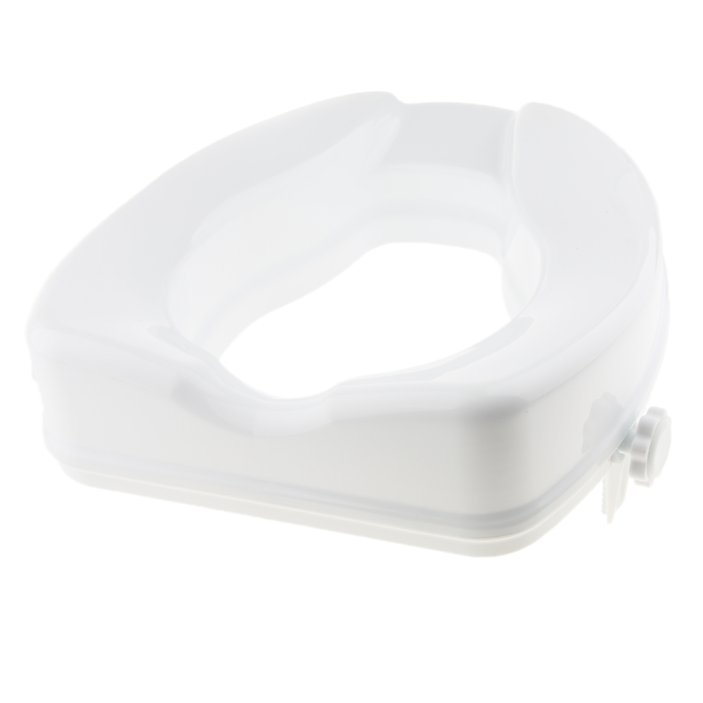 Pregnant Women Patient Elderly Handicapped Toilet Seat Riser Raised Elevated Lifter Extender Easy Installation