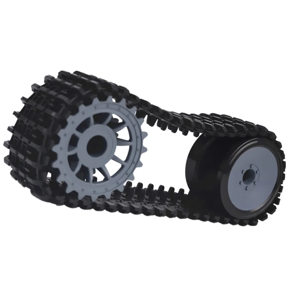 Prettyia Robotic Arms Tank Chassis w/ Crawler Track for   Scientific 