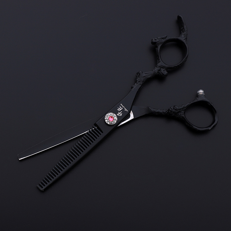 Polegadas para Tesouras do Estilista do Cabelo Antiderrapante e Desgastar-resistente Especiais do Cabeleireiro de 6 Tesouras 21 Tesouras de cabelo