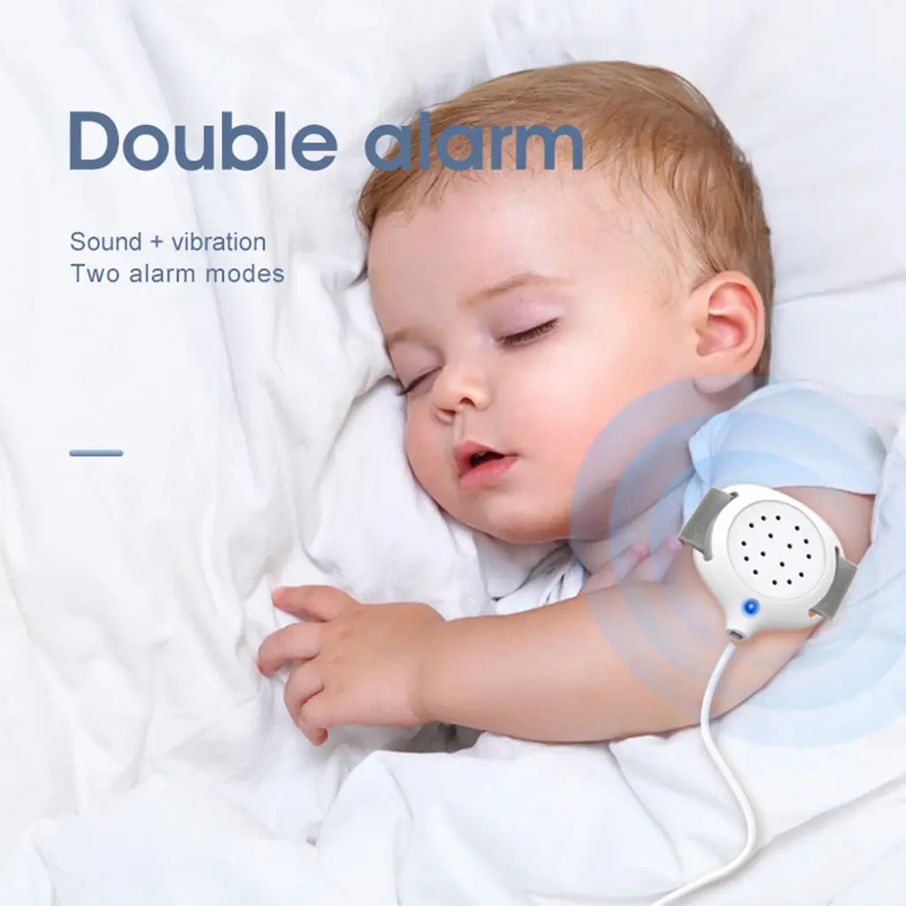 Bedwetting Alarm Pee Alarms Nocturnal Urine Sensor Deep Sleepers Elderly Baby Boys Girls Kids Adults