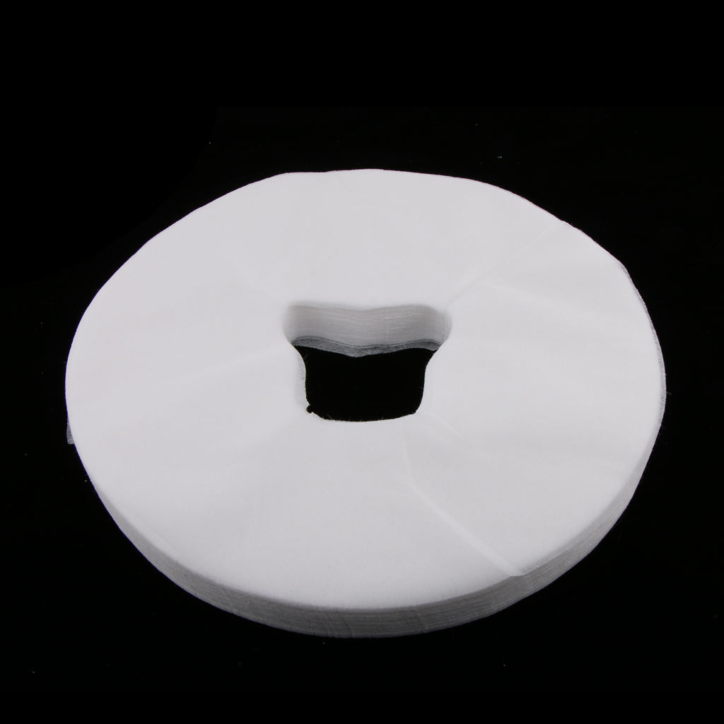 100x Non Woven Disposable Massage Table Bed Cradle Cover White