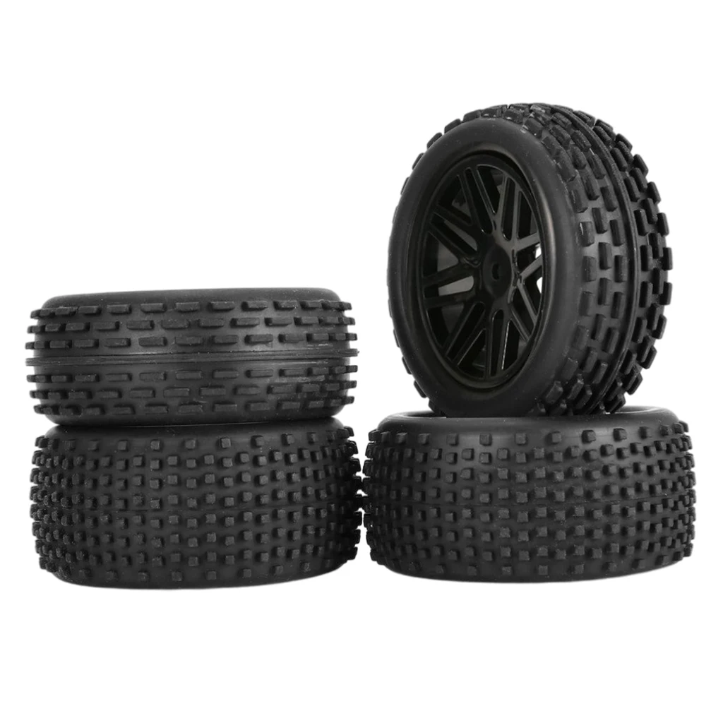 RC Car Wheel Rim Tires for HSP 1/10 144001 Scale Rock Crawler Truck Parts