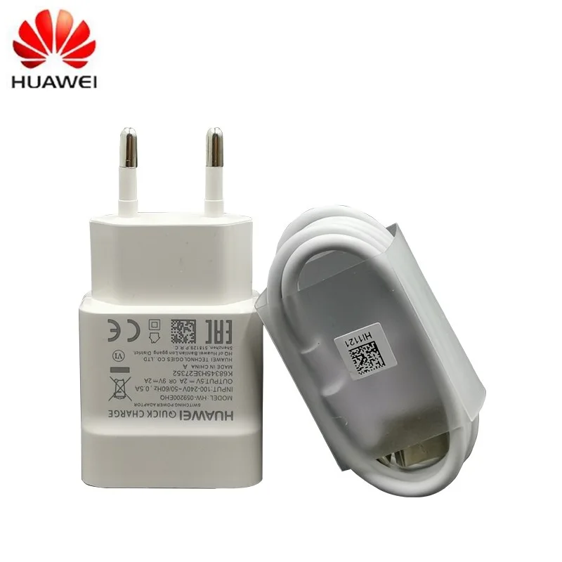 Huawei 9V2A EU charger QC 2.0 Quick Fast Charge Adapter USB Type-c For nova3 3i 4 honor 9 8x p7 p8 p9 p10 p20 lite mate 7 8 9 powerbank quick charge 3.0